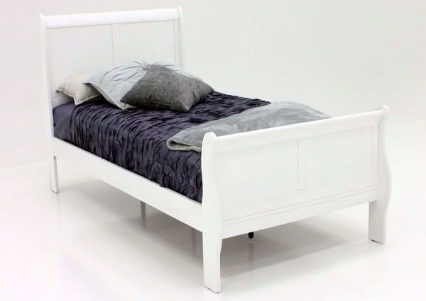 Picture of Louis Philippe Twin Size Bed - White