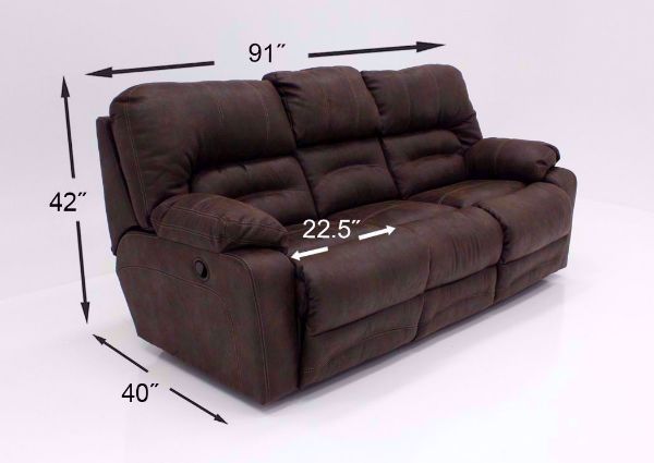 Brown Legacy Reclining Sofa Dimensions | Home Furniture Plus Bedding