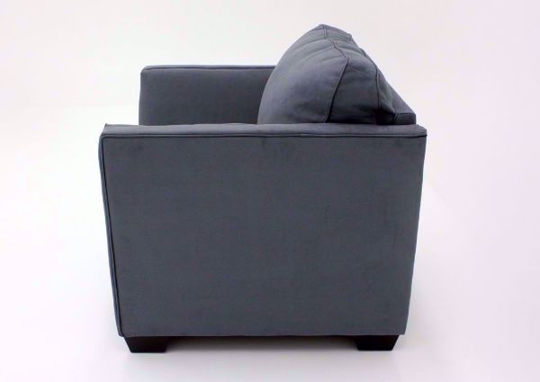 Side View of the Steel Gray Filone Chair by Ashley Furniture | Home Furniture Plus Mattress