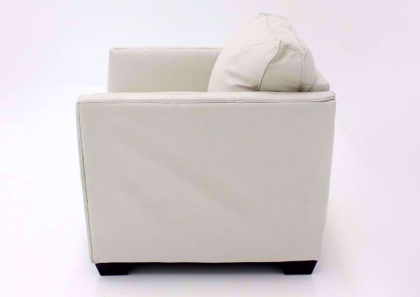 Side View of the Ivory Filone Chair by Ashley Furniture | Home Furniture Plus Mattress