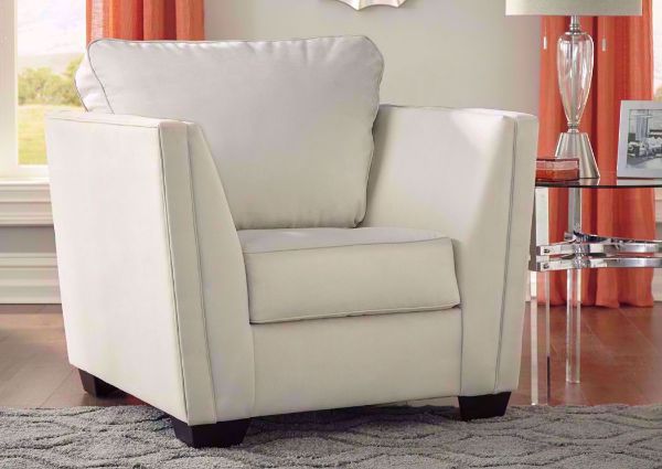 Ivory Filone Chair by Ashley Furniture In a Room Setting | Home Furniture Plus Mattress
