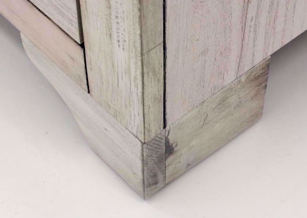 Driftwood Gray Patterson Nightstand Foot Detail | Home Furniture Plus Mattress