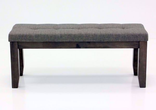 Dark Gray Bardstown Dining Bench Facing Front | Home Furniture Plus Mattress
