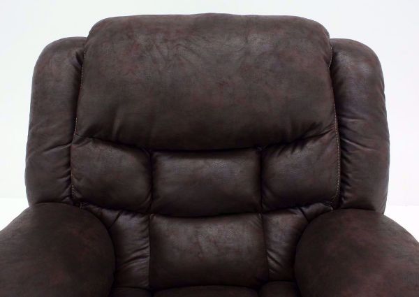 Dark Brown Wrangler Recliner Showing the Seat Back | Home Furniture Plus Bedding