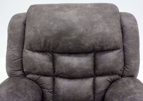 Pewter Wrangler POWER Recliner Seat Back View | Home Furniture Plus Bedding