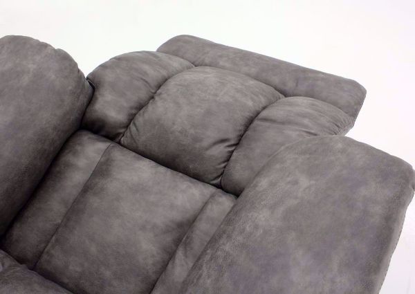 Pewter Wrangler POWER Recliner Showing the Chaise in an Open Position | Home Furniture Plus Bedding