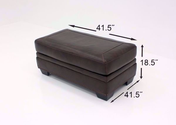 Walnut Brown Roleson Ottoman by Ashley Dimensions | Home Furniture Plus Bedding