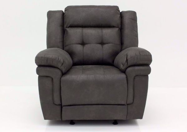Gray Anastasia Glider Recliner, Front Facing | Home Furniture Plus Bedding