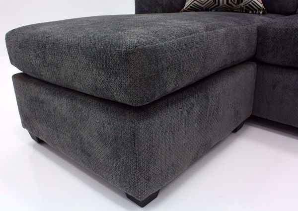 Kelly Sofa Chaise, Gray, Chaise Detail | Home Furniture Plus Bedding