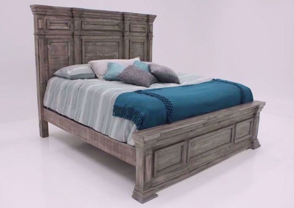 Picture of Maverick Queen Size Bed - Gray