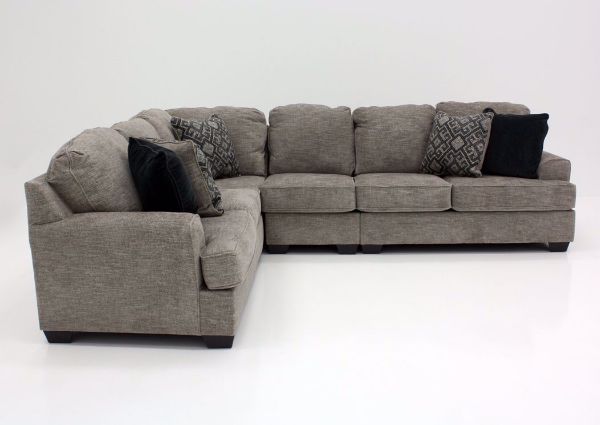 Right Side View of Brown Bovarian Sectional Sofa - Right Facing by Ashley Furniture | Home Furniture Plus Bedding