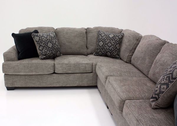 Left Side View of Brown Bovarian Sectional Sofa - Right Facing by Ashley Furniture | Home Furniture Plus Bedding