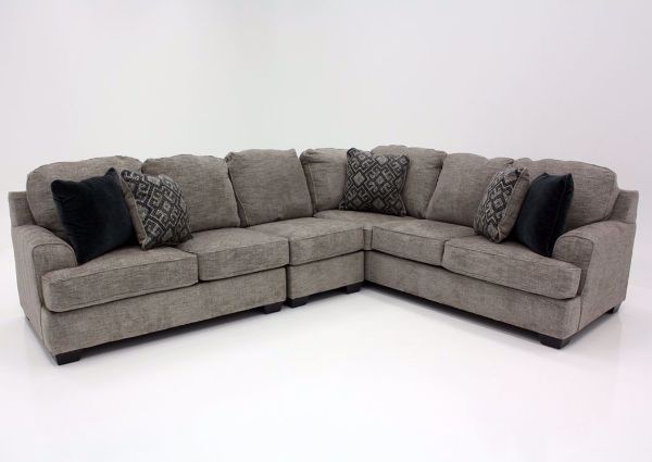 Brown Bovarian Sectional Sofa - Left Facing by Ashley Furniture | Home Furniture Plus Bedding