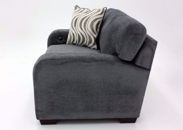 Gray Chandler Oversized Chair Side View | Home Furniture Plus Bedding