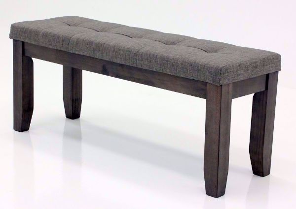 Dark Gray Bardstown Dining Bench at an Angle | Home Furniture Plus Mattress