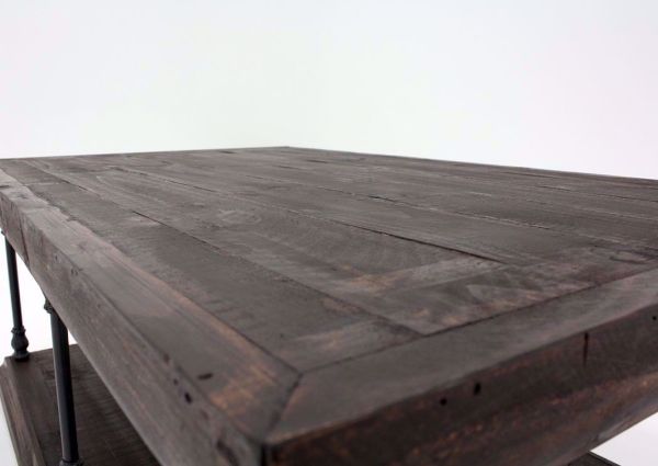 Dark Brown Oliver Coffee Table Top Detail | Home Furniture Plus Mattress