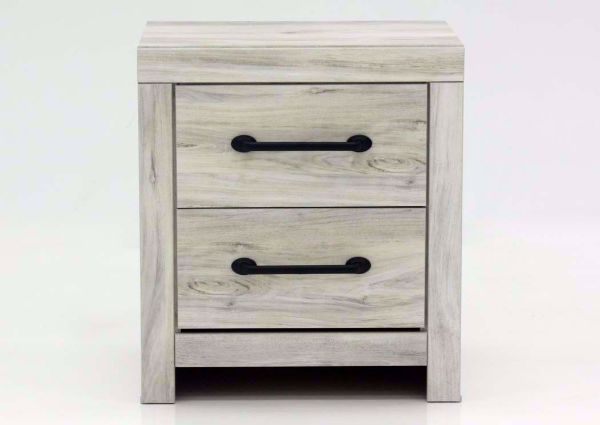 Rustic White Cambeck Nightstand by Ashley Furniture, Front Facing | Home Furniture Plus Mattress