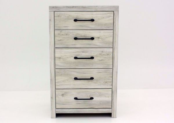 Rustic White Cambeck Chest of Drawers by Ashley Furniture, Front Facing | Home Furniture Plus Mattress