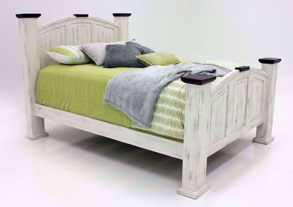 Picture of Mansion Queen Size Bed - White