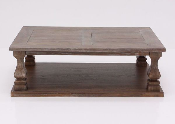 Johnelle Coffee Table by Ashley Furniture with a Weathered Gray and Brown Finish | Home Furniture Plus Mattress