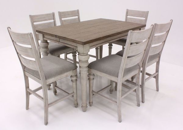 Picture of Heartland 7 Piece Bar Height Table Set - White