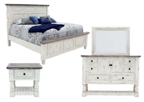 Picture of Martha Queen Size Bedroom Set - White