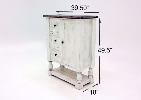 Rustic White Martha Chest by Vintage Furniture Dimensions | Home Furniture Plus Mattress