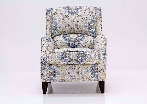 Blue-Multi Patterned Sabra Bluebell Accent Chair by Chairs America Facing Front | Home Furniture Plus Mattress