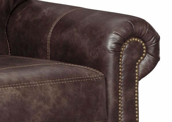 Arm Details on Nicorvo Chair by Ashley | Home Furniture Plus Bedding