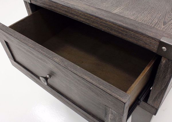 Drawer Details on the Chazney End Table by Ashley with 1 Drawer | Home Furniture Plus Bedding