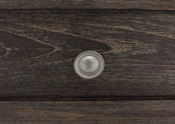 Close Up of  Silver Tone Drawer Knob on the Chaxney End Table by Ashley with 1 Drawer | Home Furniture Plus Bedding