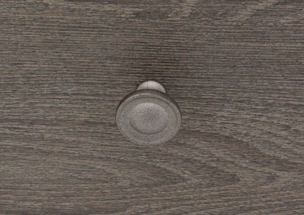 Close Up of the Drawer Knobs on the Chaxney Coffee Table by Ashley with 2 Storage Drawers | Home Furniture Plus Bedding