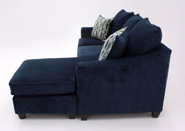 Blue Nile Sofa with Full-Length Chaise, Side View | Home Furniture Plus Bedding