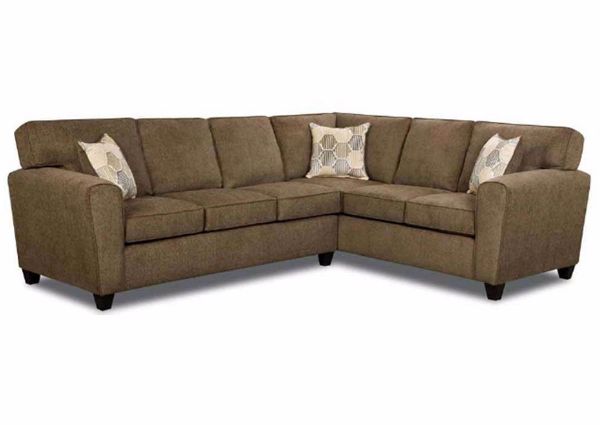 Picture of Mickey Sectional Sofa - Brown