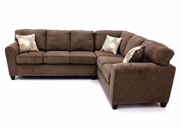 Picture of Mickey Sectional Sofa - Brown