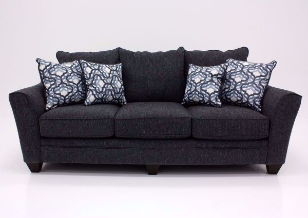 Dark Blue Dante Sofa by Lane, Front Facing | Home Furniture Plus Bedding