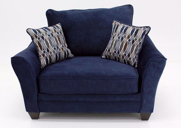 Navy Blue Athena Chair by American Furniture, Front Facing | Home Furniture Plus Bedding