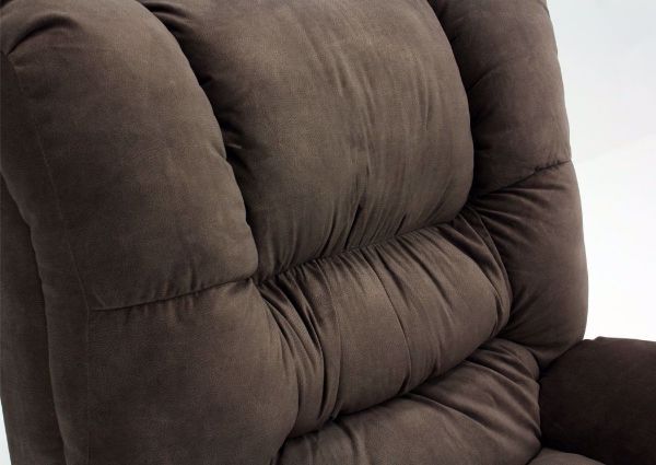 Brown Tombstone Rocker Recliner Seat Back Detail | Home Furniture Plus Bedding