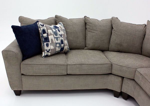 Alamo Sectional Sofa, Gray, Left Sofa | Home Furniture Plus Bedding