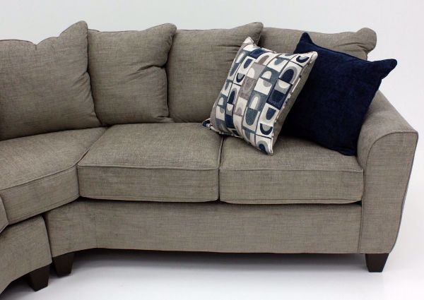 Alamo Sectional Sofa, Gray, Right Sofa | Home Furniture Plus Bedding
