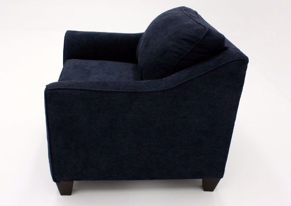 Blue Prelude Chair by Lane Side View | Home Furniture Plus Bedding