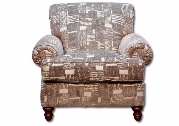 Multi-Color Brown Kingston Accent Chair by Lane Facing Front | Home Furniture Plus Mattress