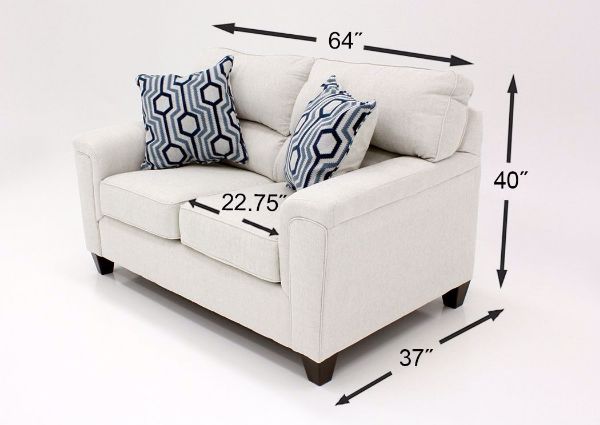 Picture of Danton Sofa Set - Dusk White