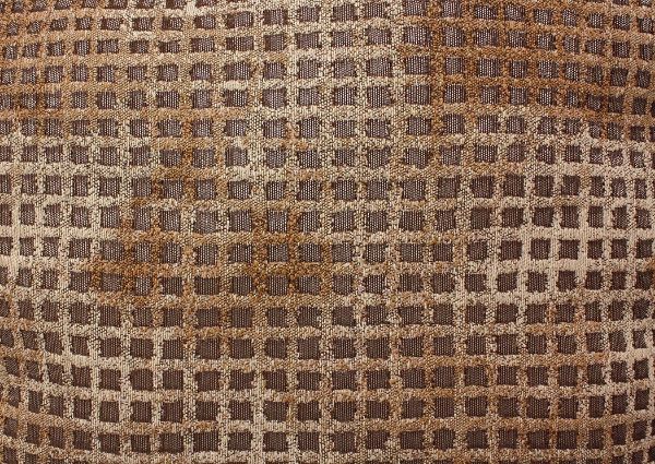 Brown Tweed Dante Sectional Sofa With Chaise by Lane Light Brown Patterned Pillow Detail | Home Furniture Plus Bedding