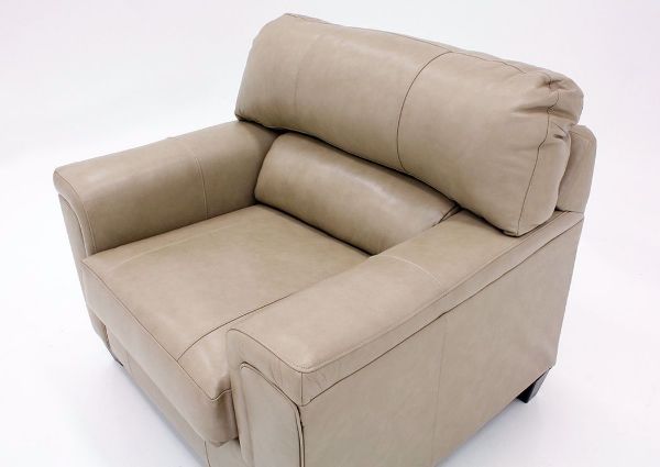 Putty Cream Soft Touch Chair at an Angle | Home Furniture Plus Bedding