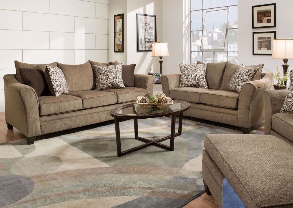 Picture of Hudson Sofa Set - Truffle Taupe