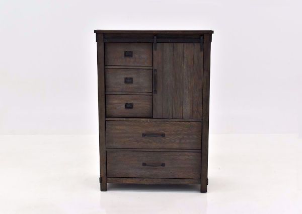 Dark Brown Scott Chest of Drawers by Elements Facing Front | Home Furniture Plus Mattress