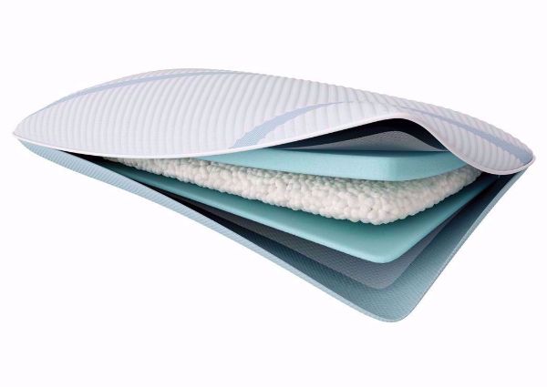 View of Interior Pillow Layers in the Tempur-Pedic TEMPUR-Adapt ProMid Pillow  | Home Furniture Plus Bedding
