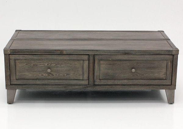 Front Facing View of the Chaxney Coffee Table by Ashley with 2 Storage Drawers | Home Furniture Plus Bedding