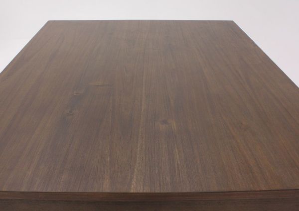 Deep Brown Langston Counter Height Dining Table Set Showing the Table Top Detail | Home Furniture Plus Bedding